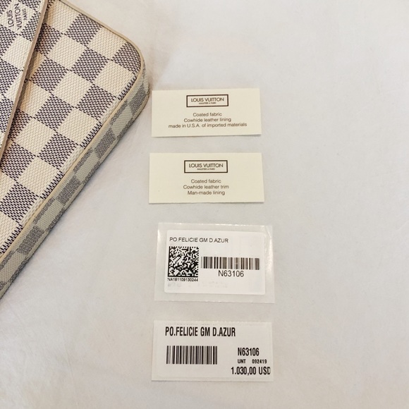 ‼️SOLD‼️ Louis Vuitton Felicie Pochette Damier - Picture 2 of 10